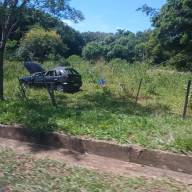 Acidente grave é registrado na vicinal entre Mirandópolis e Lavínia com 6 ocupantes no veículo