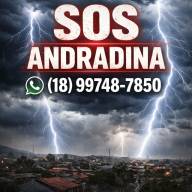 PREFEITURA LANÇA SOS ANDRADINA PARA EMERGÊNCIAS DURANTE PERÍODO DE CHUVAS