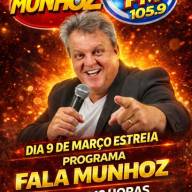 Fala Munhoz é nova atração da rádio Mais FM 105,9 em Andradina