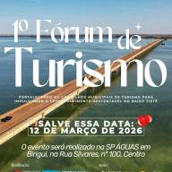 Na próxima semana, Birigui sediará o “1º Fórum de Turismo do Baixo Tietê”
