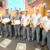 Policiais militares do 28º BPM/I de Andradina são homenageados por destaque no serviço