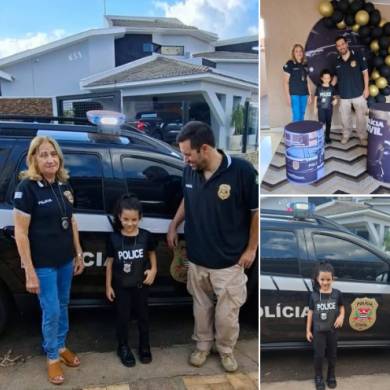 POLÍCIA CIVIL REALIZA SONHO DE CRIANÇA E PARTICIPA DE FESTA DE ANIVERSÁRIO EM DRACENA
