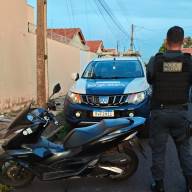 2º Batalhão de Polícia Militar de Três Lagoas recupera motocicleta furtada