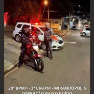 28º BPM/I de Andradina intensifica Operação “Baixo Ruído” e amplia fiscalização de motocicletas na região