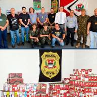  Voluntários do “Posso Ajudar” e Seccional de Policia Civil de Araçatuba arrecadam 4.847 litros de leite e água de coco