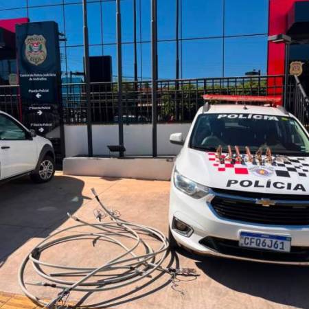 Polícia Militar de Andradina prende homem por tentativa de furto de componentes da rede elétrica 