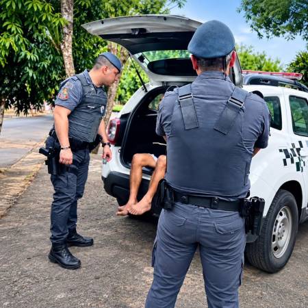 Procurado pela Justiça por assalto, é capturado pela PM em Pereira Barreto (SP) 
