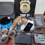 3° DP de Três Lagoas Prende Foragido que Planejava Entregar Drogas em Presídios com Drone