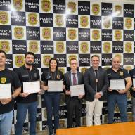 POLÍCIA CIVIL CONCEDE ELOGIOS FORMAIS A POLICIAIS POR TRABALHO INVESTIGATIVO EM TUPI PAULISTA