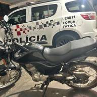 FORÇA TÁTICA PRENDE INDIVÍDUO POR FURTO DE MOTOCICLETA E TRÁFICO DE COCAÍNA EM MIRANDÓPOLIS