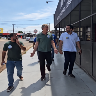 Jaime Verruck caminha pelas Avenidas dos Cafezais e Bandeirantes