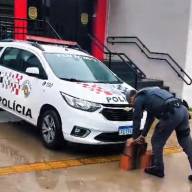 Polícia Militar de Andradina prende homem em flagrante por furto de blocos de construção no bairro Gasparelli