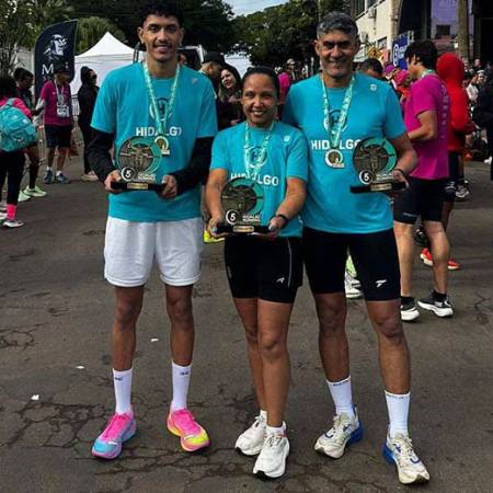Família de Andradina conquista ouro na 5ª Hidalgo Running em Mirandópolis