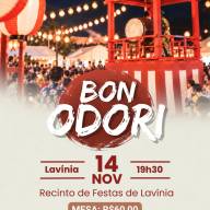 TRADICIONAL BON ODORI EM LAVÍNIA SERÁ REALIZADO EM NOVEMBRO 