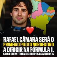 Rafa Câmara valoriza ser 1º nordestino a representar Brasil na F1: 