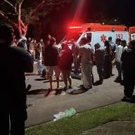 Jovem fica ferida após ser atingida por motociclista que empinava moto na avenida dos Três Poderes de Andradina 
