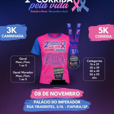 Prefeitura de Itapura anuncia 2ª Corrida Pela Vida em apoio ao Hospital de Amor e à prevenção da saúde