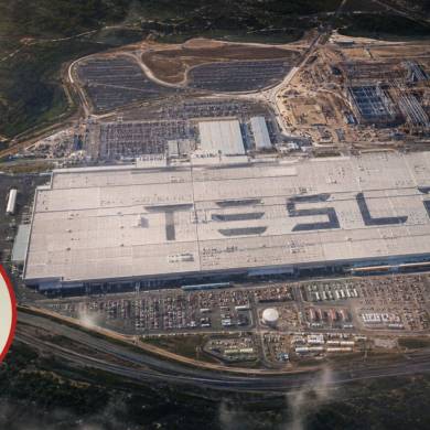 Fábrica gigante da Tesla, de Elon Musk, no Texas, tem 929 mil metros quadrados, é visível do espaço