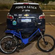 Polícia Militar em Três Lagoas recupera bicicleta roubada e realiza prisão de receptador