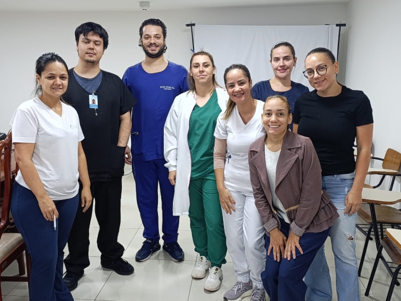 Santa Casa de Andradina promove treinamento "Higienização das Mãos “Os Cinco Momentos"