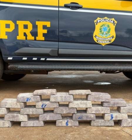 PRF intercepta em Água Clara caminhão da Bolívia com 160 kg de prata escondidos na BR-262