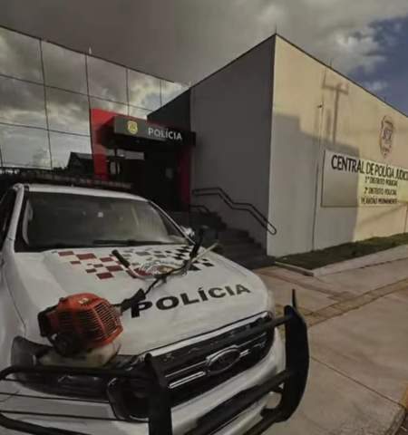 Polícia Militar de Andradina prende homem em flagrante por furto de roçadeira