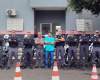 Rádio Patrulha com Motocicletas faz treinamento no Quartel da Polícia Militar de Andradina