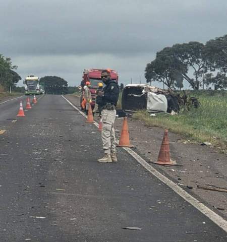 Acidente na rodovia Federal BR 262 com vítima fatal entre Ribas do Rio Pardo e Campo Grande