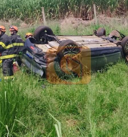 Pai e mãe de delegado de Andradina morrem em capotamento na Marechal Rondon em Guararapes