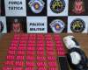 POLÍCIA MILITAR PRENDE CASAL COM PASTA BASE DE COCAÍNA EM ARAÇATUBA