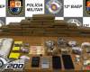 12° BAEP de Araçatuba prende traficante com 18 tijolos de maconha, alvo de combate ao crime rodovia Marechal Rondon
