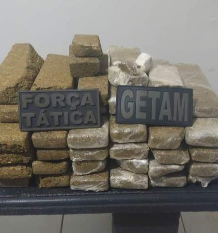 Polícia Militar em Três Lagoas apreende 27 kg de maconha e prende autor de tráfico de drogas