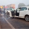 Forte neblina pode ter causado grave acidente na rodovia BR-262 em Castilho, 3 pessoas ficaram feridas