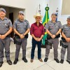 Polícia Militar faz visita ao Prefeito Municipal de Nova Independência