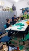 Alunos da Diretoria de Cultura participam da produção da decoração do Desfile de 110 Anos de Três Lagoas