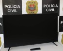Polícia Civil recupera TV e celular furtados em Penápolis