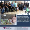 Polícia Civil de Araçatuba e Grupo Posso ajudar doaram água de coco e leite para Santa Casa