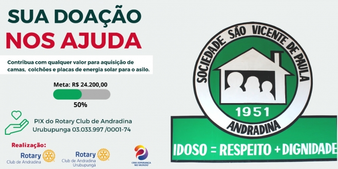 Em Andradina Campanha para ajudar o Asilo São Vicente de Paula