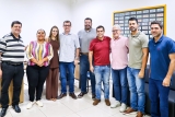 Em Três Lagoas Vereador Tonhão recebe a visita de deputado federal