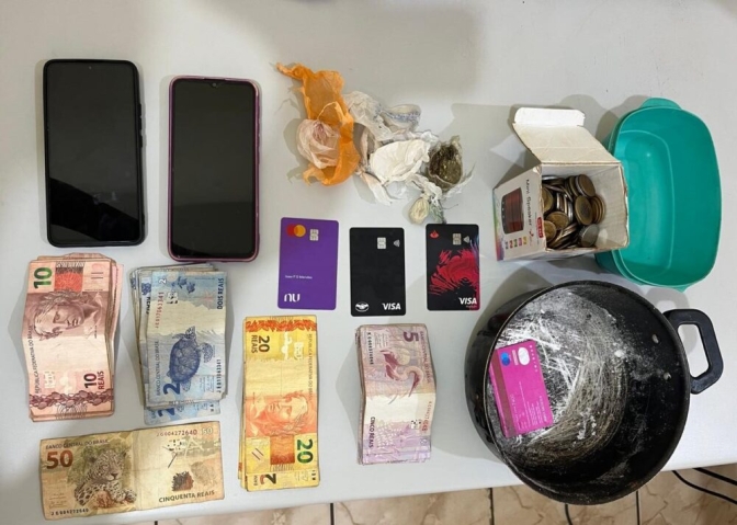 Polícia Civil de Castilho prende traficante com drogas e dinheiro
