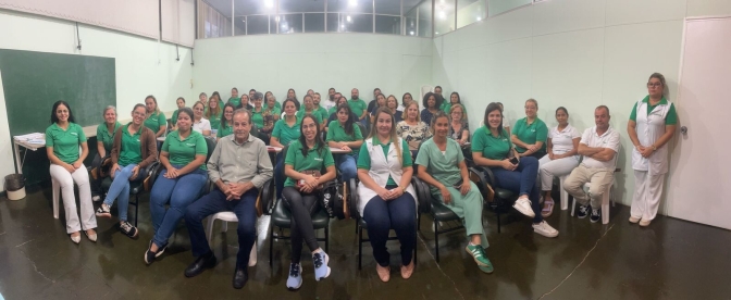Grupo do Viver Bem participa de palestra sobre Hipertensão e Obesidade na Unimed Andradina