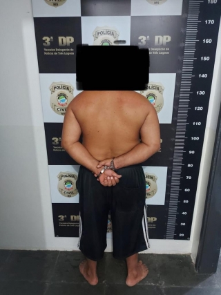 TRÊS LAGOAS: Policiais da 3ª DP, prendem em flagrante homem de 46 anos por tráfico de drogas e posse irregular de munição de arma de fogo