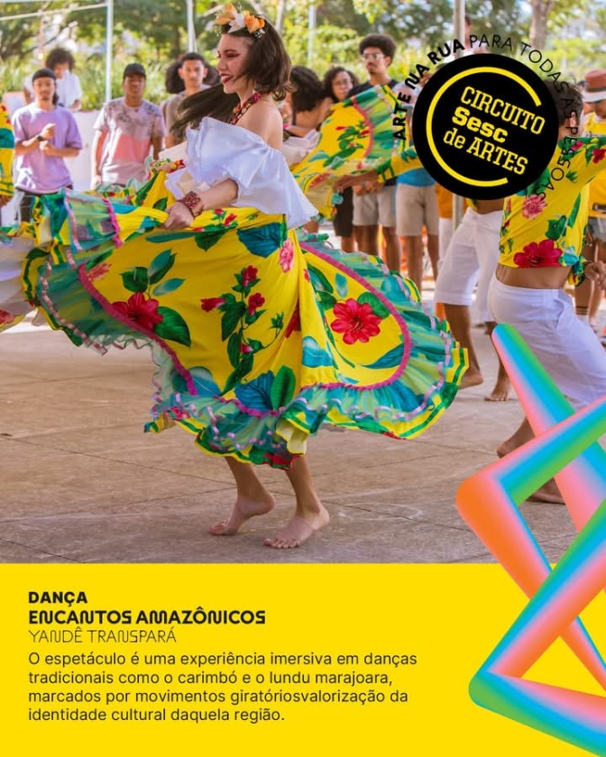 O Circuito SESC de Artes tá chegando em Andradina