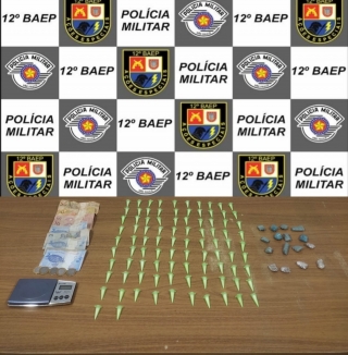 12° BAEP DE ARAÇATUBA PRENDE TRAFICANTE, ALVO DE COMBATE AO CRIME BAIRRO NOSSA SENHORA
