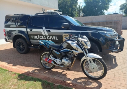 Motociclista é flagrado pela Polícia Civil de Brasilândia “dando grau” em via pública e é preso em flagrante
