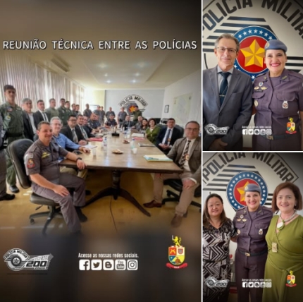 REUNIÃO TÉCNICA ENTRE AS POLÍCIAS EM PRESIDENTE PRUDENTE