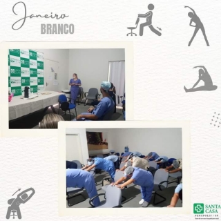 SANTA CASA DE PENÁPOLIS AGRADECE A FISIOTERAPEUTA RAQUEL