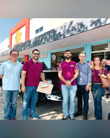 SOS de Prudente agradece ao Supermercados Estrela e Rotary Club pela grande doação de arroz