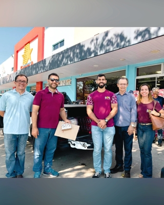 SOS de Prudente agradece ao Supermercados Estrela e Rotary Club pela grande doação de arroz
