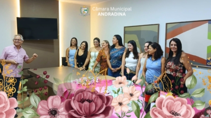 Celebramos o Dia Internacional da Mulher na Câmara Municipal de Andradina